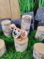 Preview: 3 er Set Geldgeschenkhalter, Deko, Fotohalter Fuchs / Hund / Widder alle aus Metall