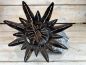 Preview: Windlicht Sonne kupfer- silberfarben 28 cm / Metall