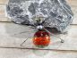 Preview: Spinne für die Wand - mit Ösen rot 20 cm / Metall