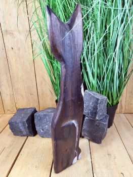3. Standkatzenset 30-40-50 cm in brauner zeitloser Optik / Holz