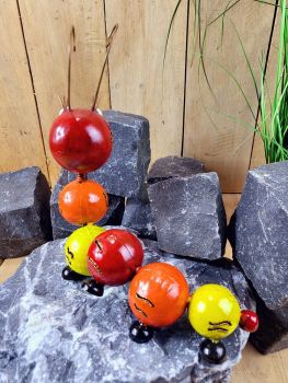 Raupe Adelheid multicolour / Metall