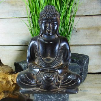 Set Yogafigur & Buddha woodart / Resin