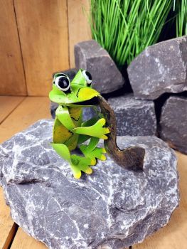 Frosch mit Horn / Metall