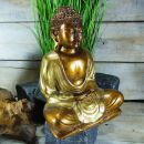 Buddha goldfarben / Resin